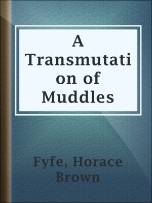 cover image of A Transmutation of Muddles